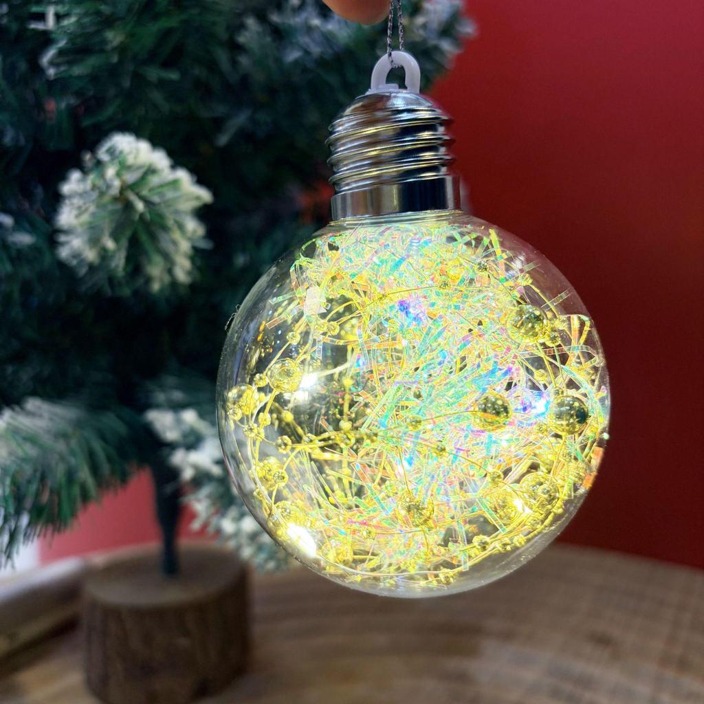 LED Luminous Pentagon-Star Christmas Ornament for Tree Decoration