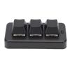 3-Tasten-Tastatur 3 Modi Kabelgebunden 2,4G Anpassbare Mechanische Gaming-Tastatur 230mAh für PC-Computer