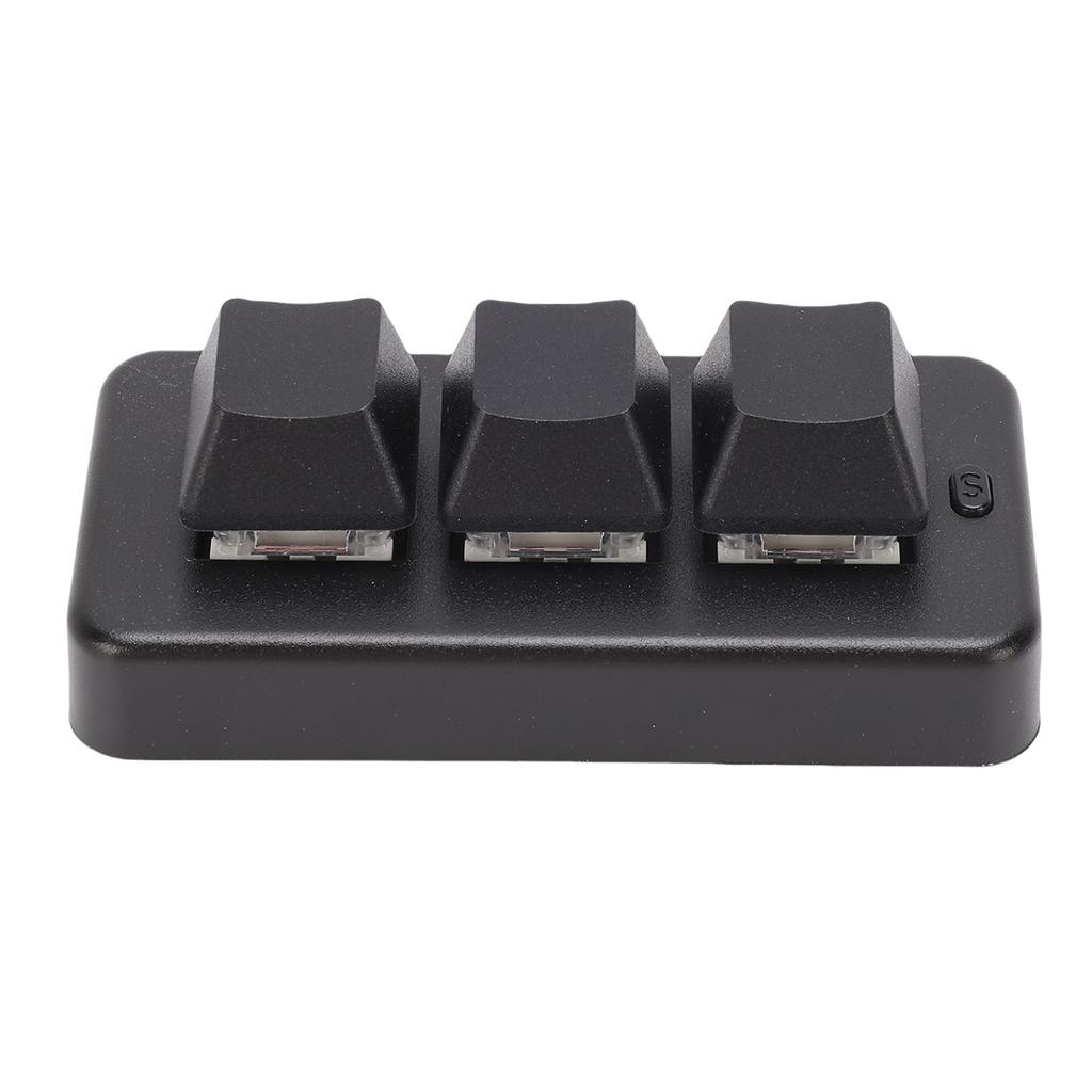 3-Tasten-Tastatur 3 Modi Kabelgebunden 2,4G Anpassbare Mechanische Gaming-Tastatur 230mAh für PC-Computer