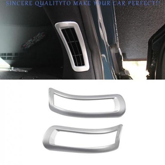 For Lincoln MKC 2015-2019 ABS Chrome A Pillar Air Outlet Vent Cover Trim 2PCS