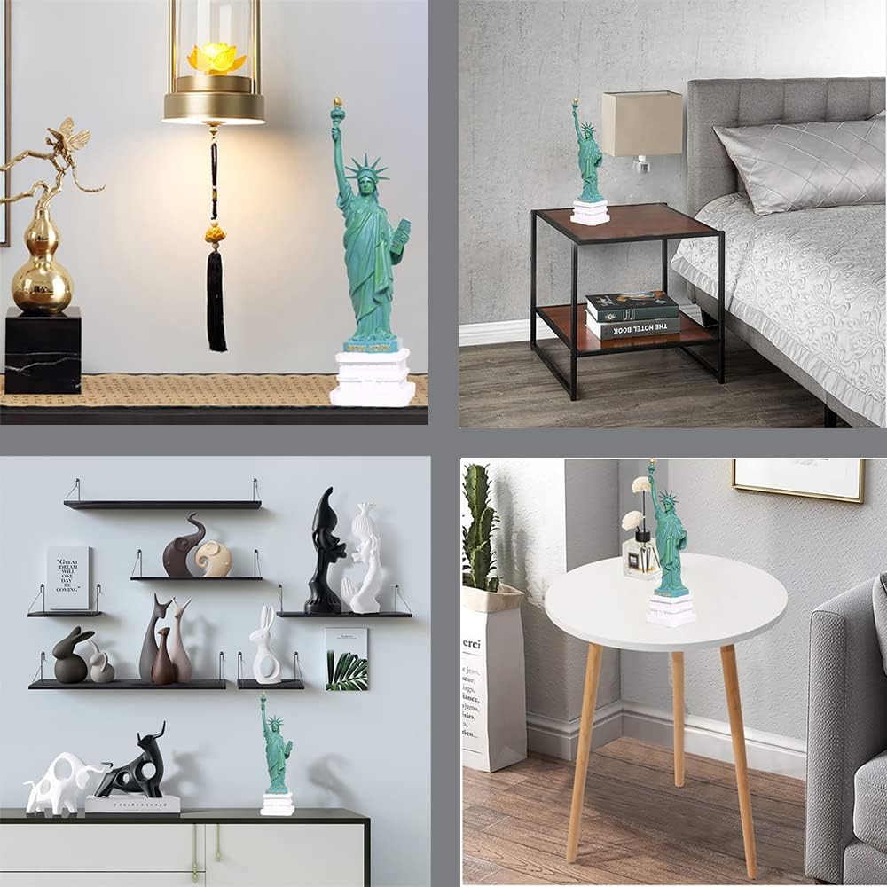 Statue of Liberty Figurine Decorations New York City Souvenirs Gifts Modern Home Decor for Living Room Book Shelf Cabinets Table Ornaments Outdoor