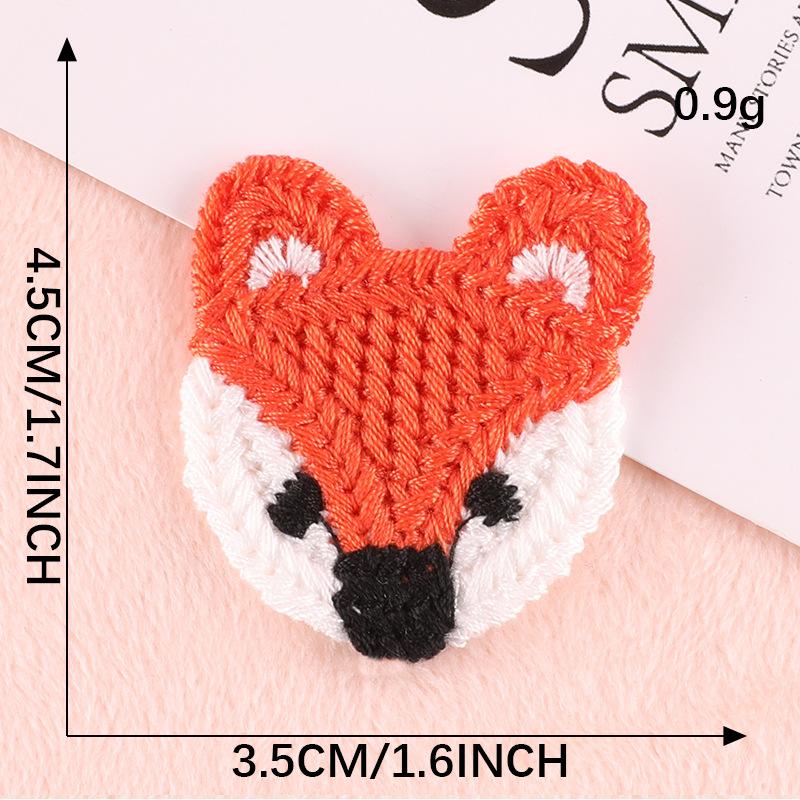 Hand Account Diy Patch Computer Embroidery Label Small Animal Clothing Hair Accessories Fabric Label Water Soluble Chapter Embroidery Cloth Sticker