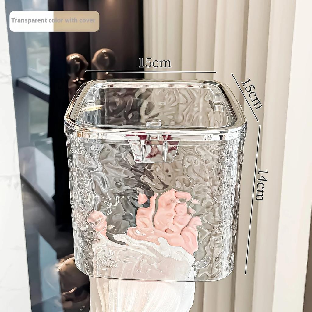 Organizer na akcesoria do włosów do sypialni, Pudełko do przechowywania, Przezroczysty akrylowy organizer na opaski, kokardy, organizacja wacików kosmetycznych, łazienka