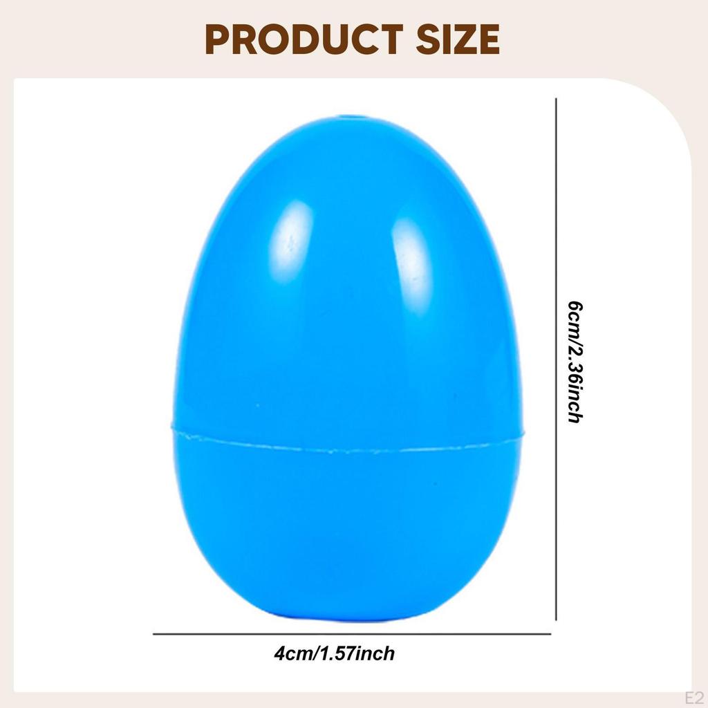 12 Stück Befüllbare Ostereier Korbfüller 6cm Spielzeug Partygeschenke zum Befüllen mit Süßigkeiten Gruppe