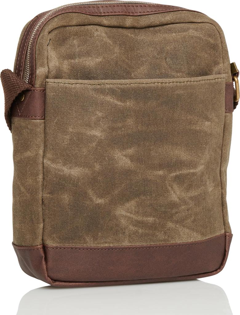 Lee Crash Mini Shoulder Bag with Paraffin Large Town Khaki Coating, Box, Multifunctional, Lightweight, Capacity, Casual, 320-4030-52,