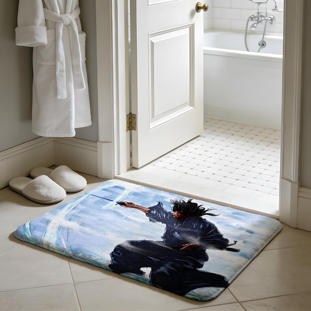 VVagabond Manga Anime Floor Mat Soft Flannel Absorbent Mat Non-Slip Rug Home Bedroom Bathroom