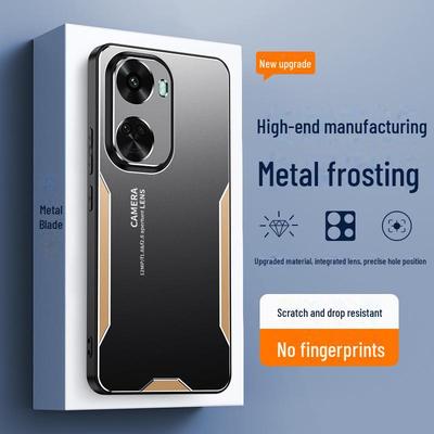 Protective Metal Case with Full Lens Coverage for Huawei Nova 11SE, Nova 12, and 12 Pro Mobile Phones.
