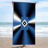 Hamburger Sv Print Beach Towel, Large Soft Quick Dry Towel for Beach Camping Swimming