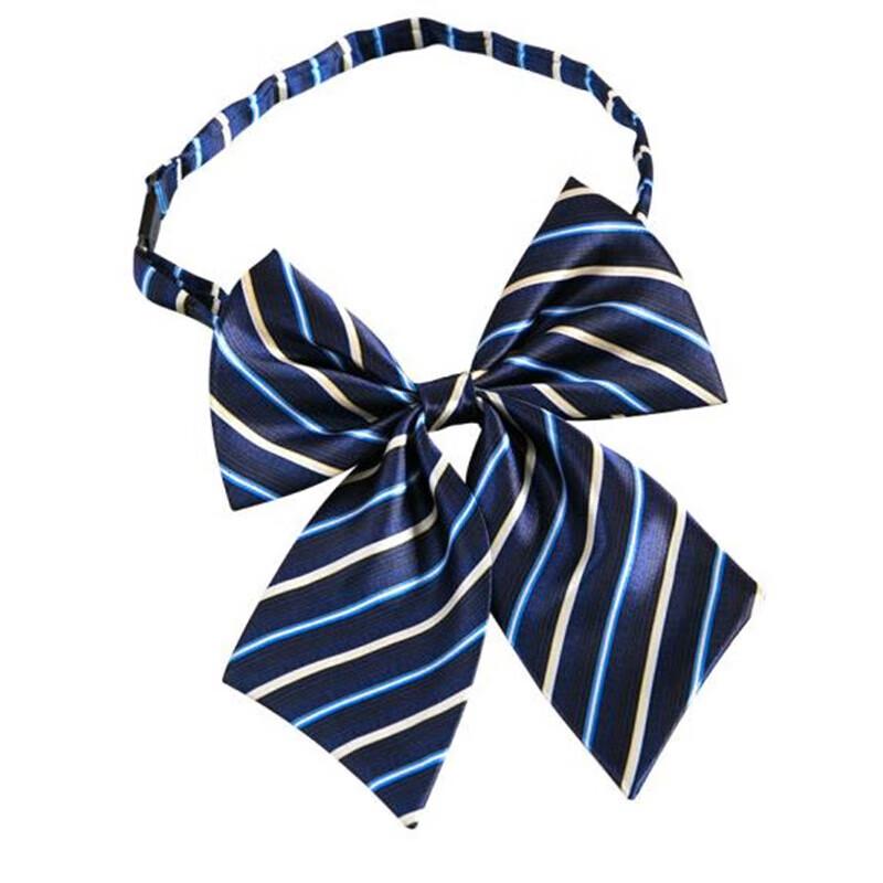 

Unisex Striped Professional Bow Tie One Size