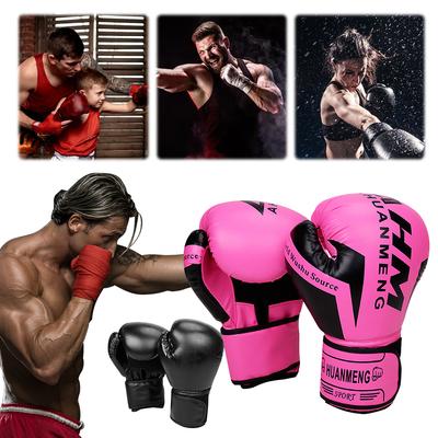 Boxhandschuhe Box-Trainingshandschuhe Klettverschluss Trainings-Sparringhandschuhe Atmungsaktiv für Muay Thai Kampfkünste