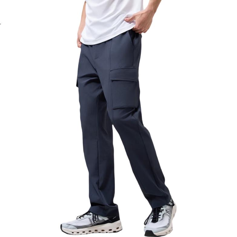 GEVAERT Men's Lightweight Summer Pants, Loose Straight-Leg Casual Trousers, High-End Fashion Quick-Dry Cargo Pants