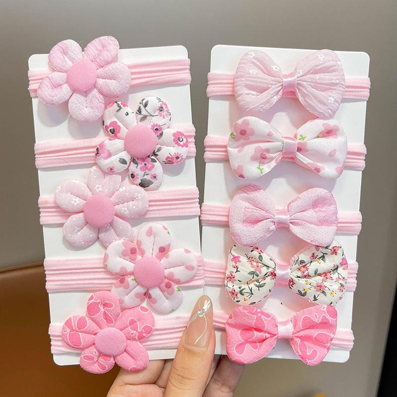 Safe & Elastic Baby Hair Ties - Gentle Rubber Bands for Girls & Infants
