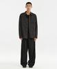 YOUTH Detachable Hooded Shirt - Charcoal Gray