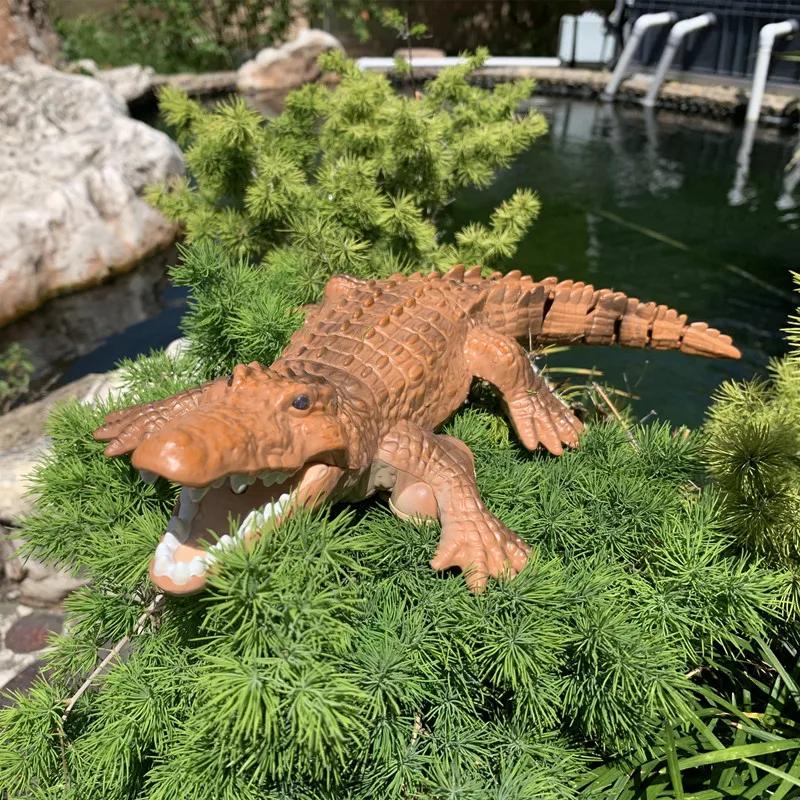 2.4G Rc Simulation Crocodile 4Ch Remote Control Waterproof Electric Interactive Shark Children'S Water Outdoor Pool Toys Gifts