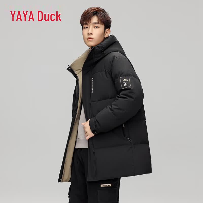 YAYA Couple's Winter Hooded Down Jacket