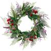 Artificial Floral Garlands With Faux Blooms Accessory For Door Wall Hanging Indoors Outdoor Celebration Event