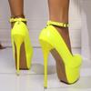 Plus Size 16cm Stiletto High Heels for Women - Sky-High Platform Nightclub Shoes (Sizes 41-45)