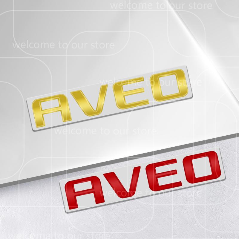 3D For Chevrolet Aveo Cruze MT Car Sticker Zinc Alloy Emblem Body Accessories Styling Metal Rear Trunk Badge Decal