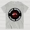 Make Orwell Fiction Again Unisex 100% Baumwolle Sommer Lässig Kühl Locker T-Shirt