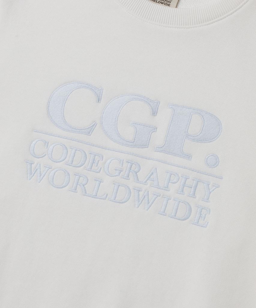 CGP (Women) Square Logo Sweatshirt_Off-White