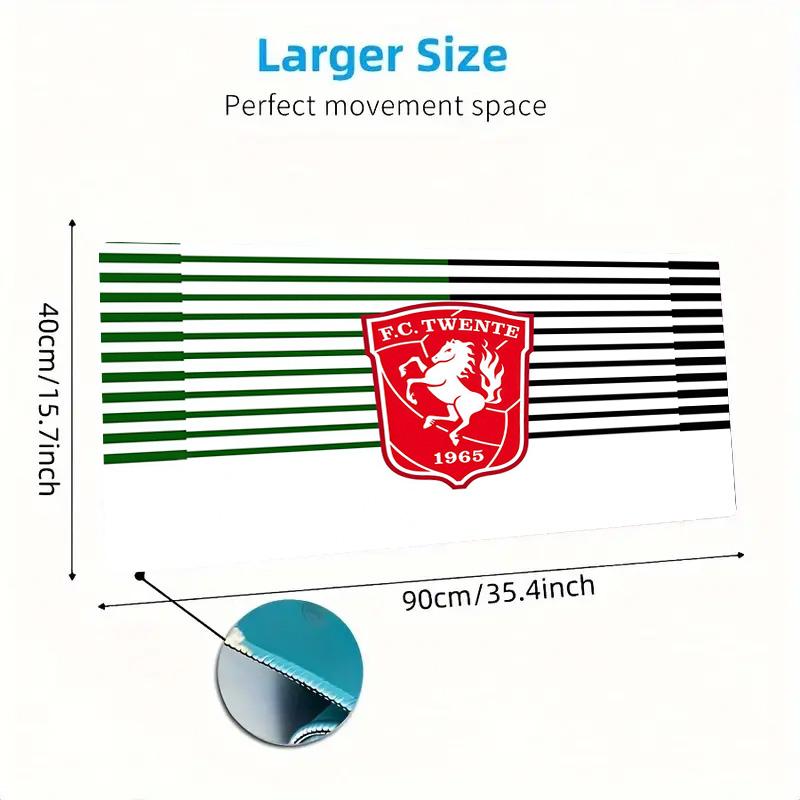 Football Club Twente Print Cushion Non-slip Laptop Tablet Big Mousepad XXL Mat Mini PC Playmat With Lock edge
