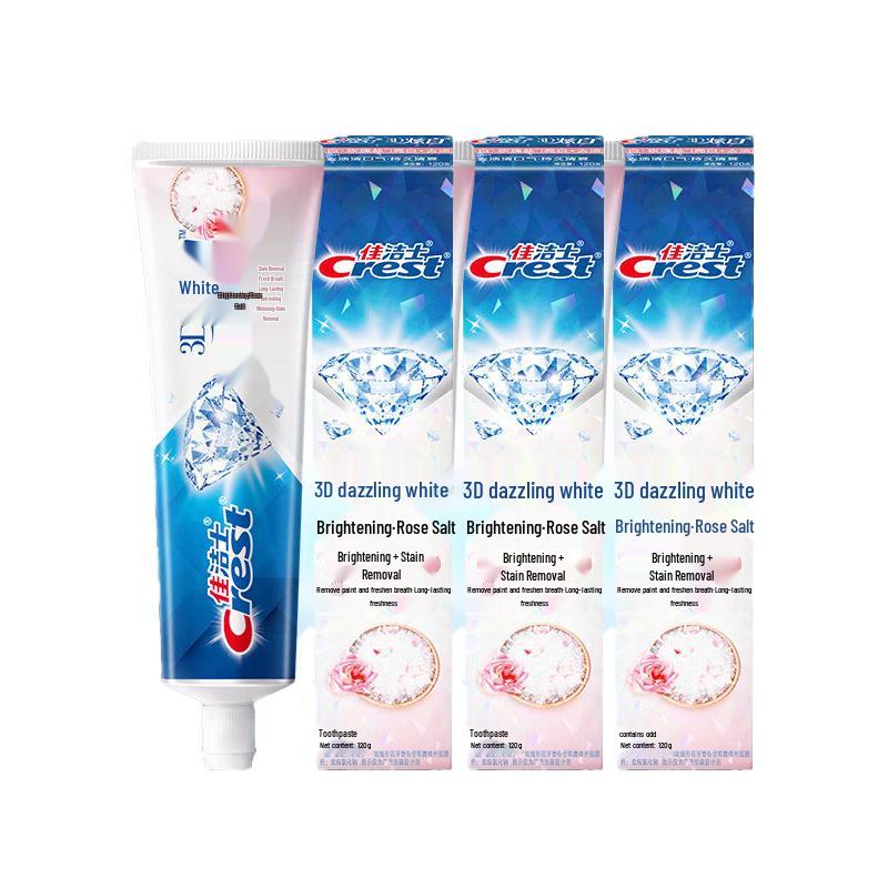 Crest 3D White Rose Salt Toothpaste