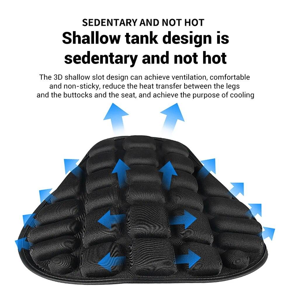 Motorcycle Seat Cushions, Foam Soft and Breathable Seat Cushions, Anti-slip Seats, Motorcycle and Electric Bicycle Accessories