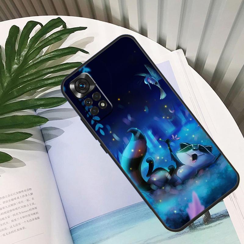 Funny little raccoon Funda For Xiaomi Redmi Note 13 10 11 12 14 15 Pro Plus Case For Redmi 15C 12C 13C 14C 10C 15