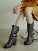 Byeuuns Bob24406 Two-Way Buckle Tong Boots / 2Colors (B Type)