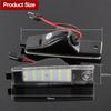 12V Car License Light Universal Rear Tail LED for TOYOTA HIACE 200/Vanguard ACA33W
