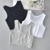Tank Top Halter Crop Tops Women Summer Camis Elastic Corset Slim Camisole Bodycon Casual