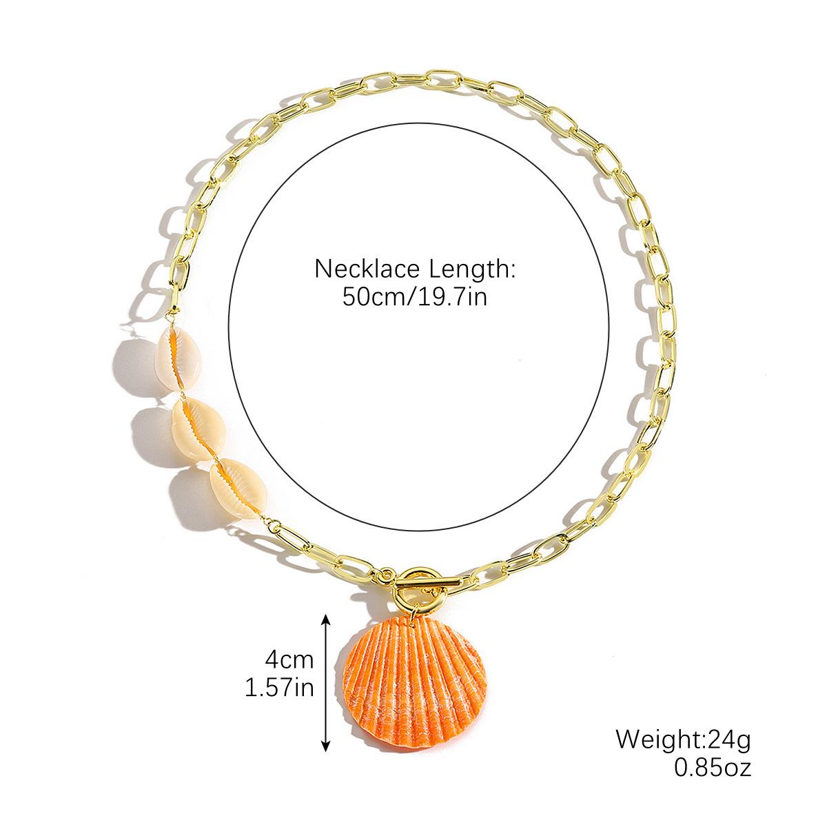 

Ожерелье для женщин, ожерелье с подвеской в виде ракушки на пляже, летнее ожерелье с бисером и ракушкой в виде морской звезды, красивое элегантное ожерелье для нее