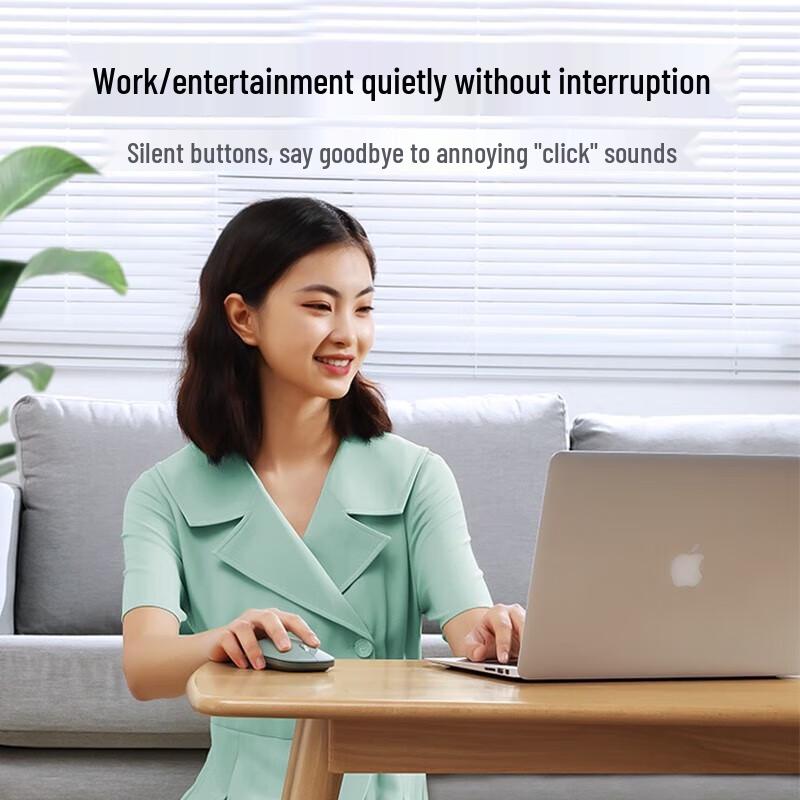 Ugreen Silent Wireless Bluetooth Dual-Mode Office Mouse