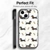 Cute Pet Dachshund Art Phone Case Phone Case Soft Packaging Lightweight For iPhone17 16 15 14 13 12ProMax