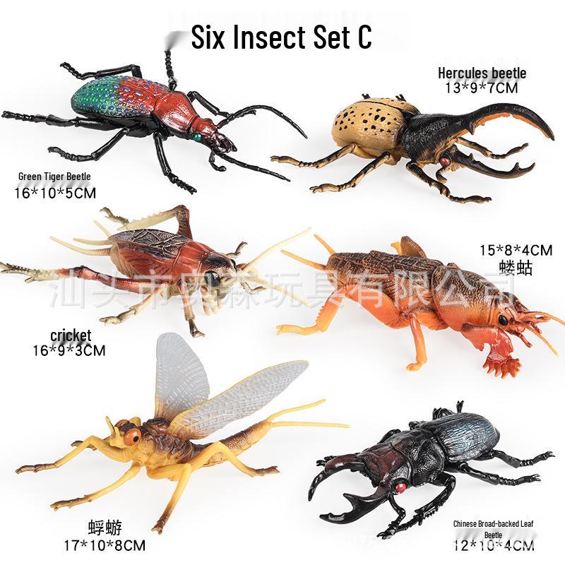 Interactive Insect Toy Set: Butterfly, Bee, Ladybug, Dragonfly, Centipede, Ant, Scorpion, Mantis, Spider