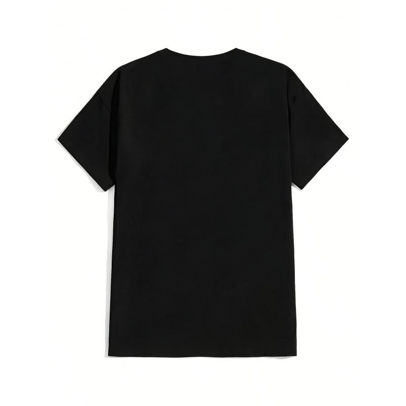 T-shirt Generra da Uomo Hypercolor con Grafica Reattiva a Mano Blu Neon - Maglietta Casual Girocollo Pesante da 200 g/m², Vestibilità Comoda per Tutte le Stagioni,