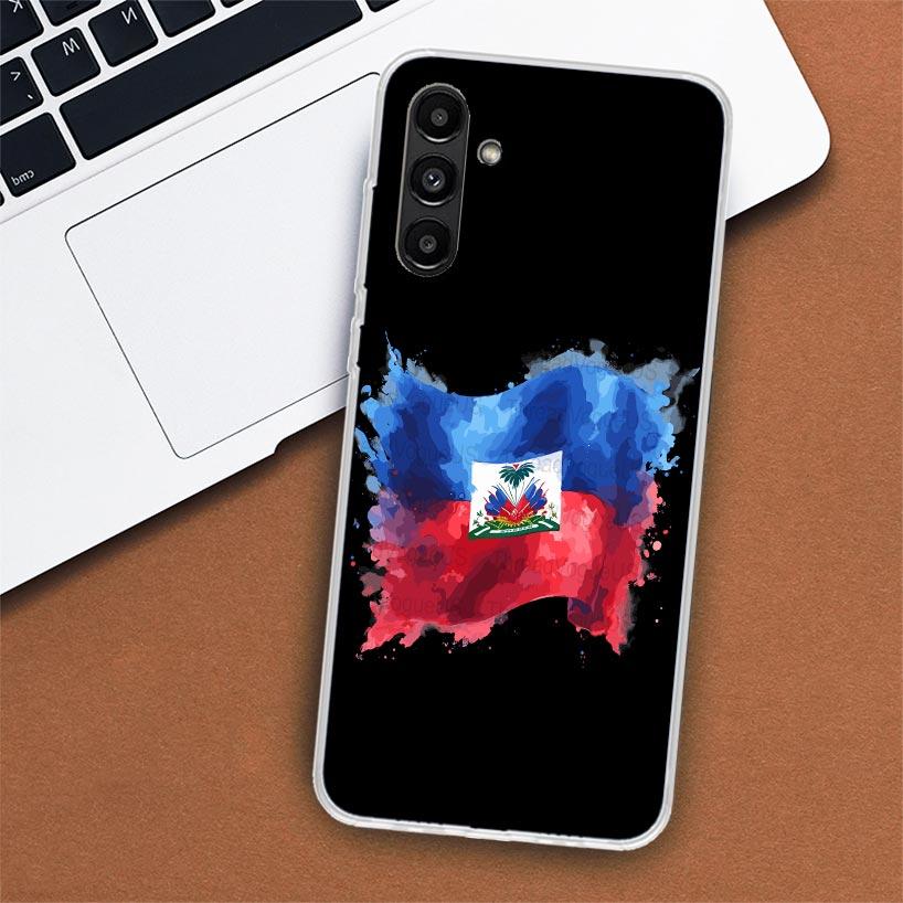 Haiti Haitian Flag Phone Case For Samsung Galaxy A02S A12 A22 A32 A42 A52 A72 A51 A50S A71 A41 A31 A21S A70S A40 A30S A20E A10S