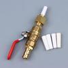 1 Set Valve Sandblasting Gun Sand Spraying Air Tip Sand Blaster Nozzle For 5 Gallon Sandblast Tanks