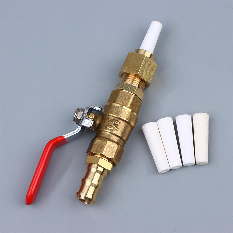 1 Set Valve Sandblasting Gun Sand Spraying Air Tip Sand Blaster Nozzle For 5 Gallon Sandblast Tanks