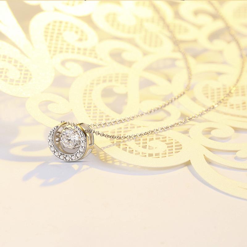 Jewelry Moon Mind Movement Necklace Fashion Jewelry Light Luxury Accessories Pendant Female Ins