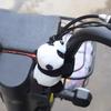Bicycle Plush Panda Decoration Universal Mountain Road Bike Handlebar Seat Tube Frame Mount Panda Plushie Decor Bicycle Accessories