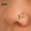 High-end Nose Jewelry 5 Pcs Ring Hoops for Women Geometry