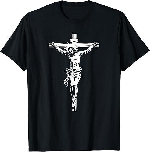 NEW LIMITED Jesus Christ On The Cross Design Christian Lover Gift T-Shirt XXXXL