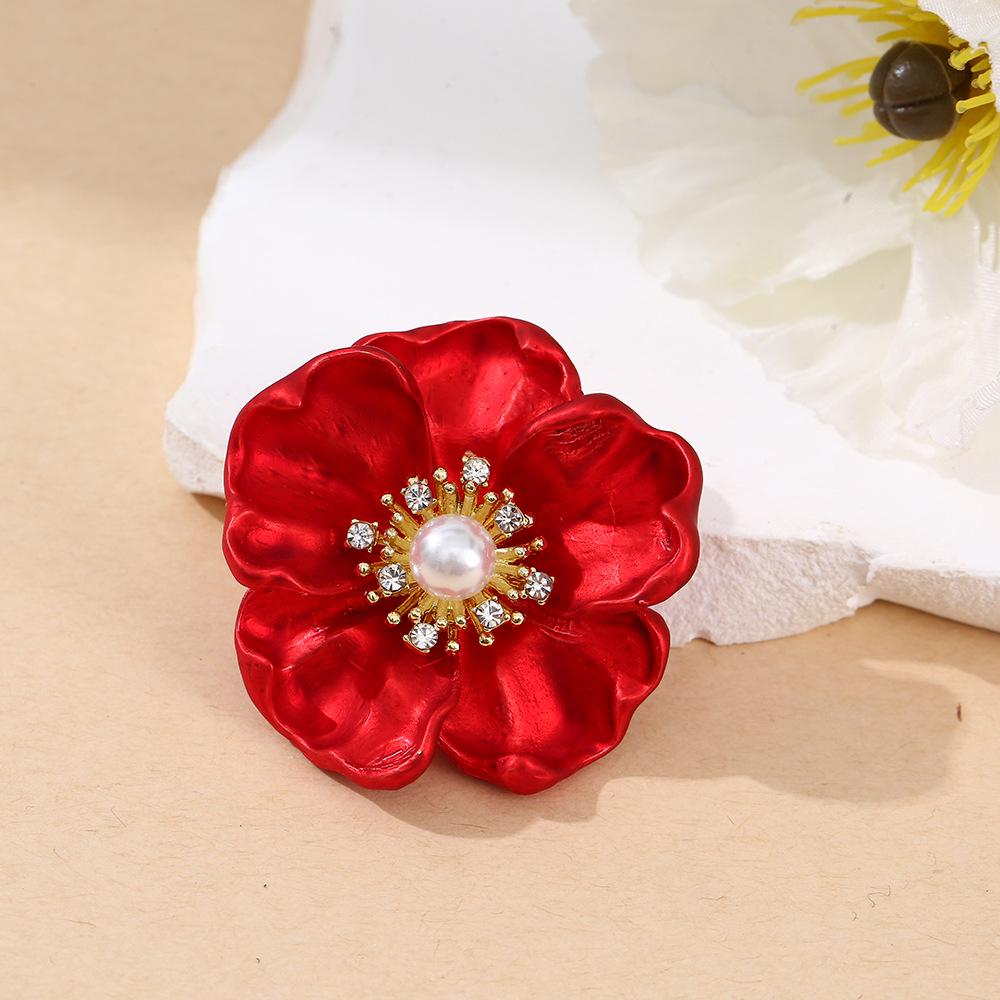Broche Pivoine Chinoise Élégante: Corsage de Perles Haut de Gamme pour Manteaux, Cheongsams et Hanfu