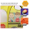 Extra Large Cartoon Car Theme Kids Tent for Indoor/Outdoor Play - Easy Setup, No Installation Required