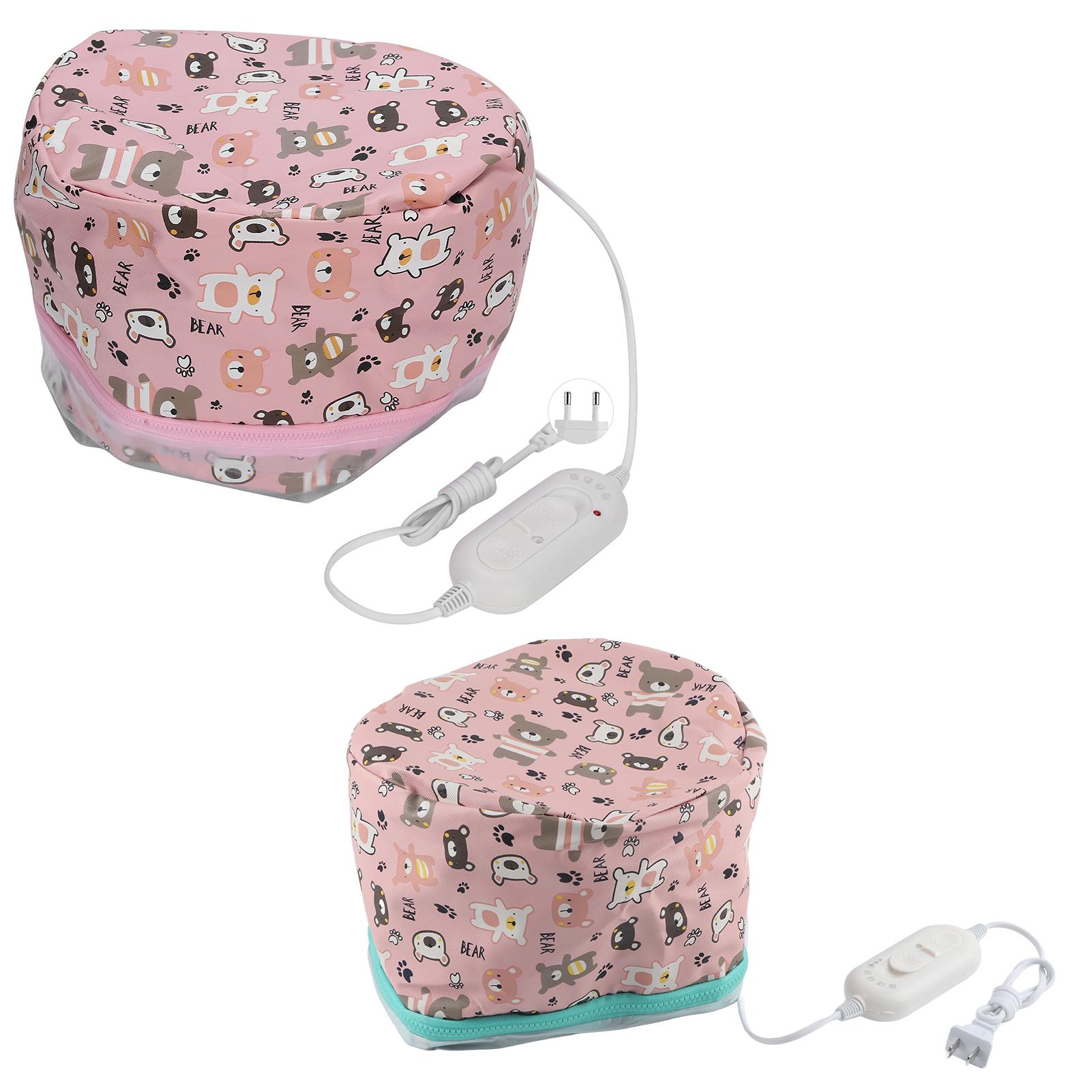 

Электрическая нагревательная шапочка для волос, регулируемая пароварка для обработки масла, съемный инструмент для ухода за волосами