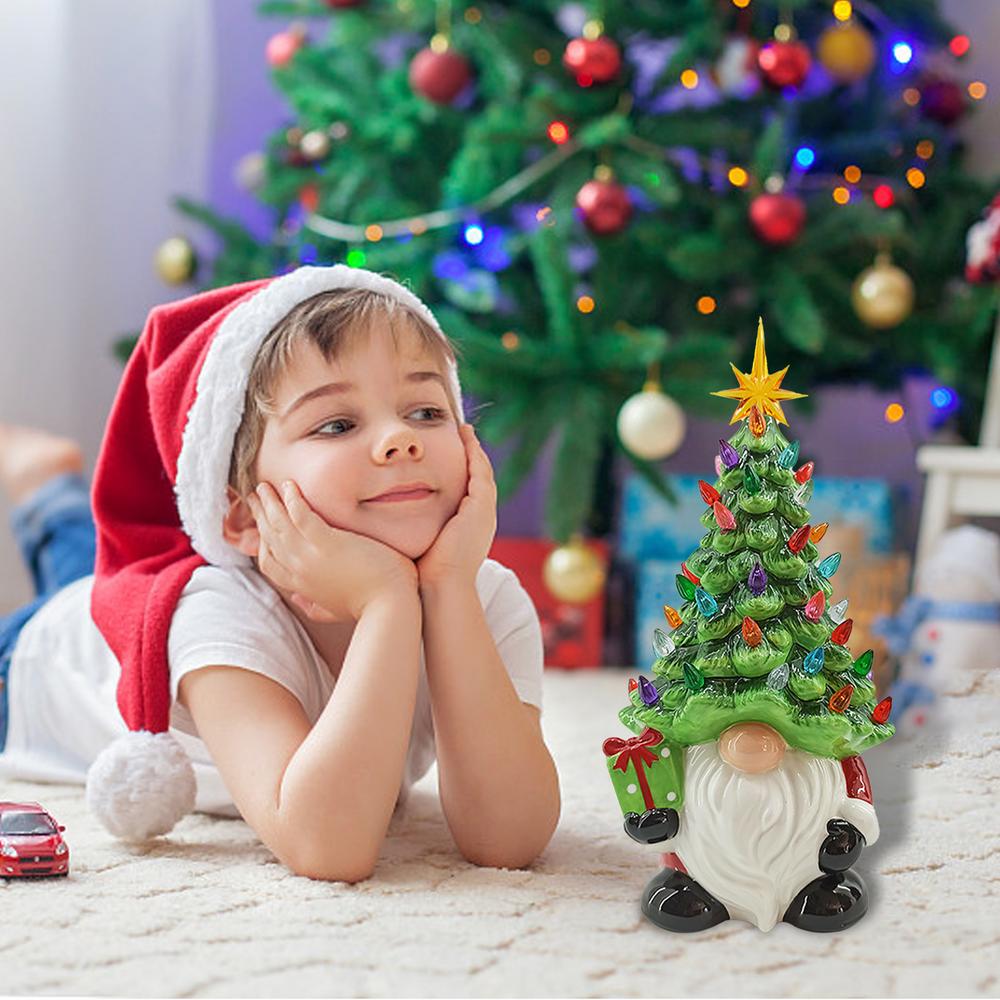 Glowing Gnome Christmas Faceless Doll Tree Decorations 2025 Night Light Xmas Gift Navidad 2025 New Year Home Decors