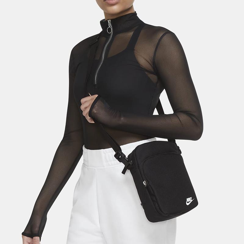 New Nike Polyester Shoulder Bag Crossbody Bag Unisex Black DB0456-010