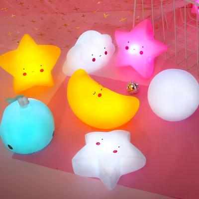 LED Nachtlicht Niedliches Geschenk Tischlampe Weiß Kreativ Schreibtisch Minimalistisch Batterieschalter Für Heimdekoration Lampen Restaurant