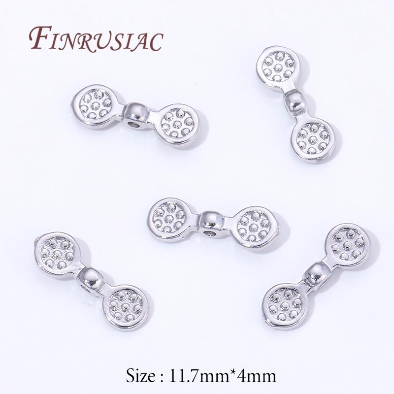 10/20Pcs 18K Gold Plated Decorative Beads,Spacers For Bead,Metal Separator Beads,Jewelry Making Supplies,Bracelets Accessories